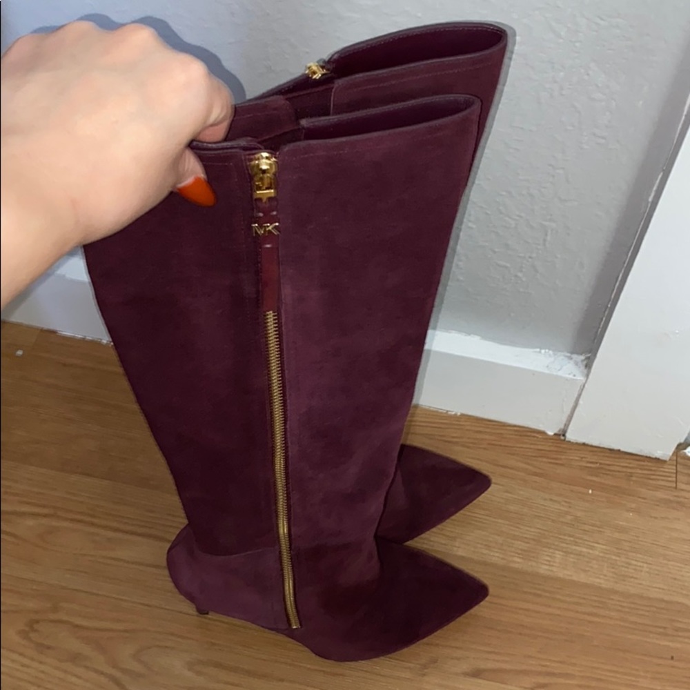 Michael Kors Burgandy boots